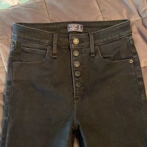 Black Abercrombie & Fitch Skinny jeans w buttons